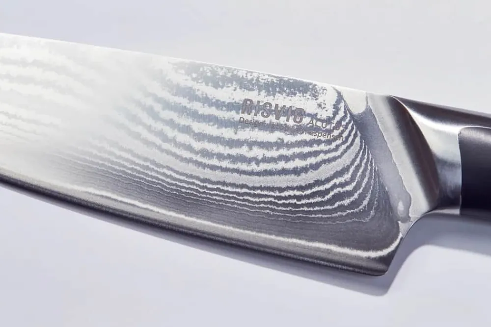 New RISVIG Design Acutus Damaskus Kokkekniv