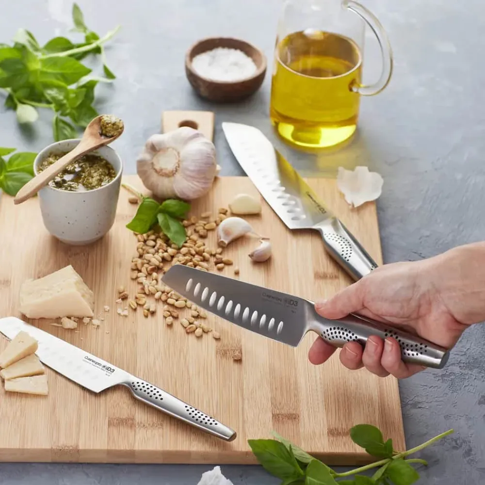 Best THE CUSTOM CHEF™ Cuisine::pro® Santoku Knivsæt - 3 dele