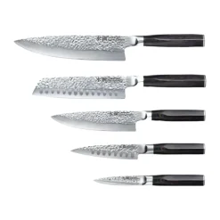 Clearance THE CUSTOM CHEF™ Damashiro® Emperor Hisa Knivblok - 6 dele