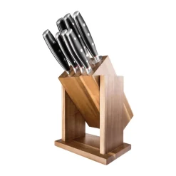 Hot THE CUSTOM CHEF™ iconiX™ Drenhen Knivblok - 9 dele