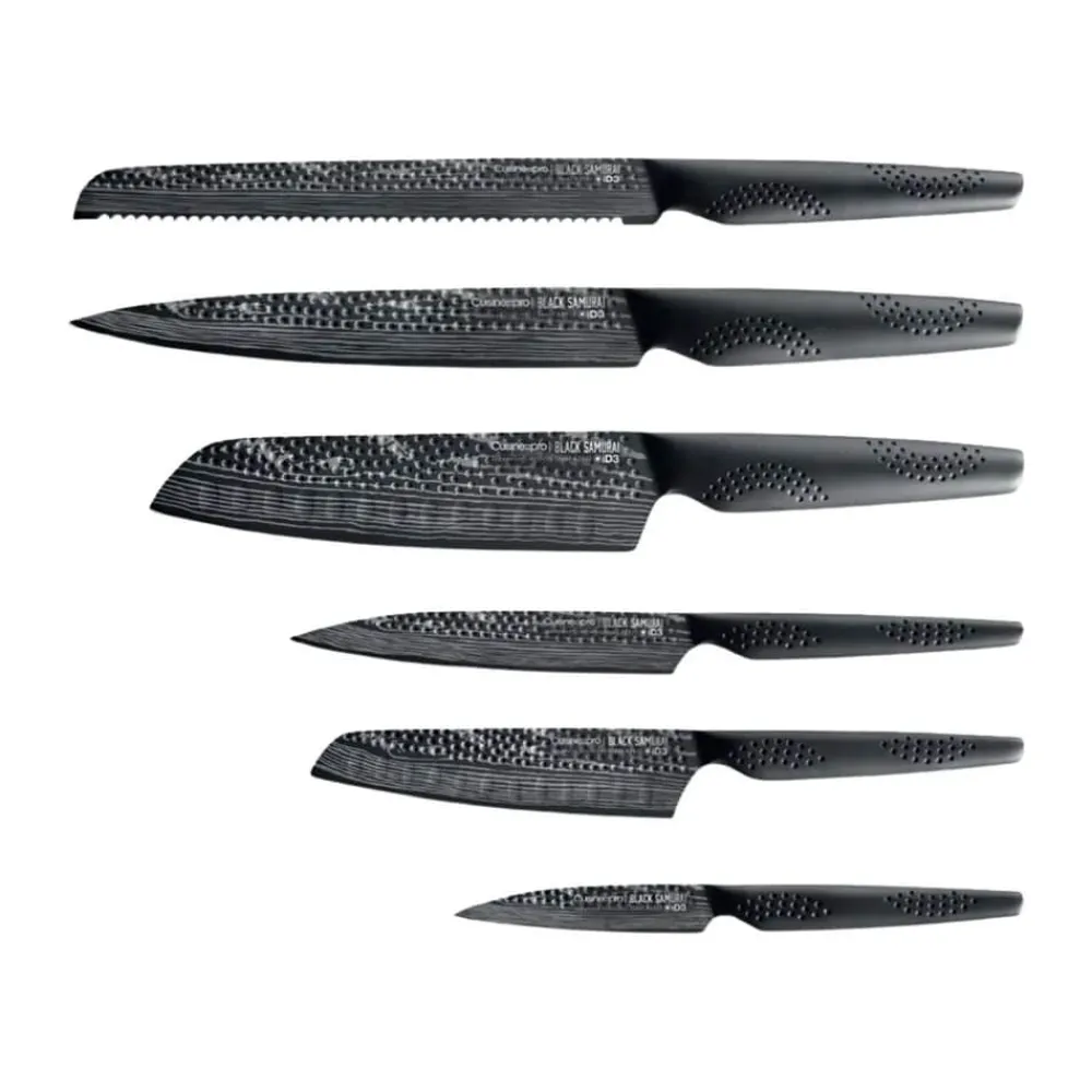 Clearance THE CUSTOM CHEF™ iD3® BLACK SAMURAI™ Gozen Knivblok - 7 dele