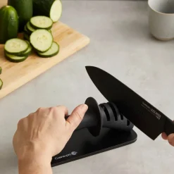 Best THE CUSTOM CHEF™ iD3® BLACK SAMURAI™ 3-step Knivsliber