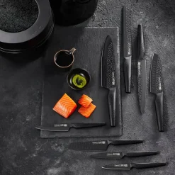 Clearance THE CUSTOM CHEF™ iD3® BLACK SAMURAI™ THE EGG Knivblok - 9 dele