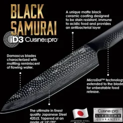 Best THE CUSTOM CHEF™ iD3® BLACK SAMURAI™ Utilitykniv
