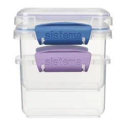 Clearance Sistema Klip It Opbevaringsboks - 2 dele