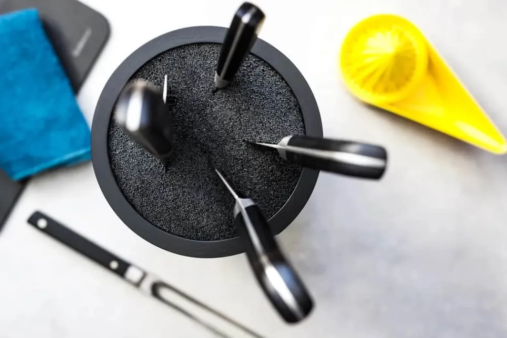 New Endeavour Knivblok Sort