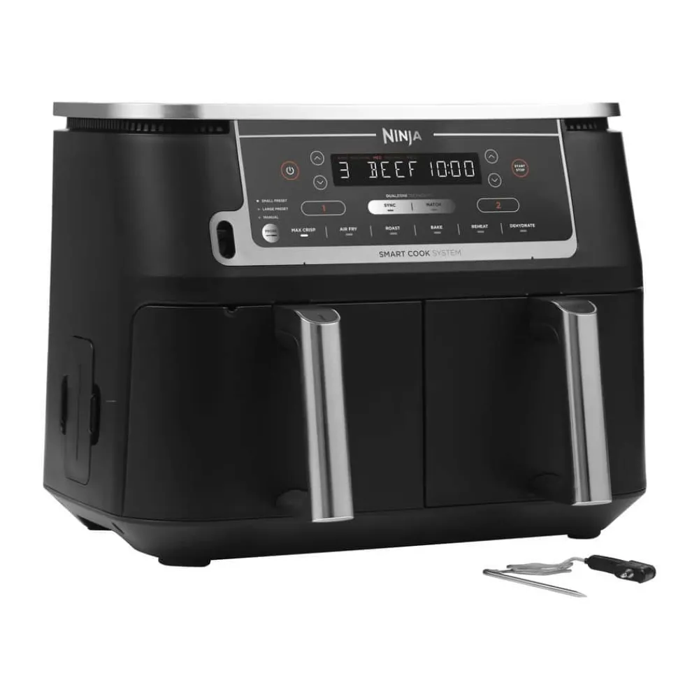 Best Ninja Max Dual Airfryer m. termometer