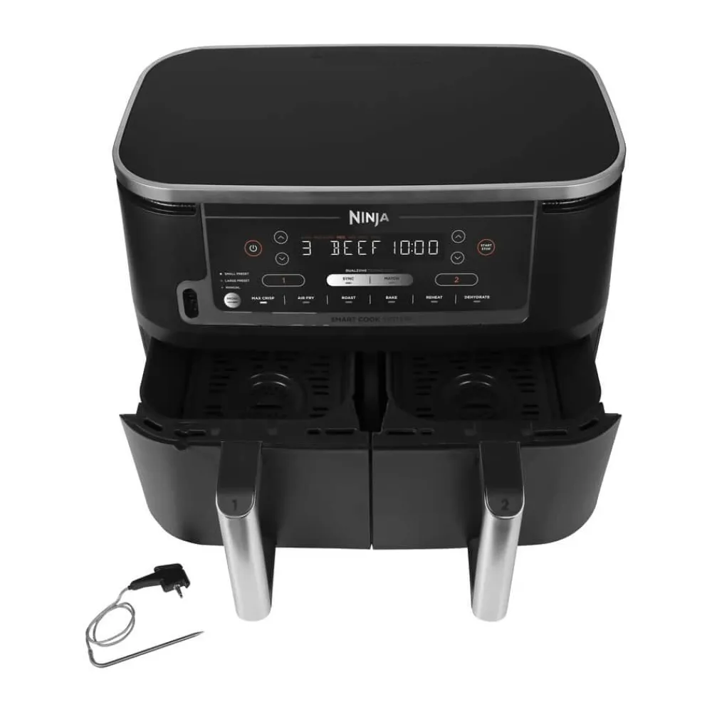 Best Ninja Max Dual Airfryer m. termometer