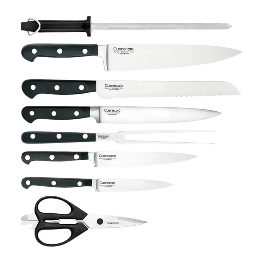 Discount THE CUSTOM CHEF™ Sabre™ Knivblok - 9 dele