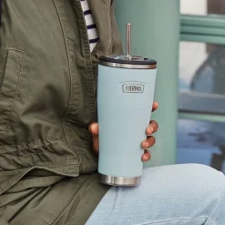 Outlet Thermos Termokrus med sugerør