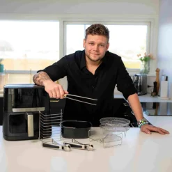 Hot Casper Sobczyk Tilbehørssæt til Airfryer - 6 dele