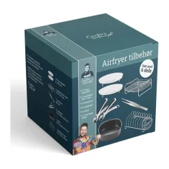 Hot Casper Sobczyk Tilbehørssæt til Airfryer - 6 dele