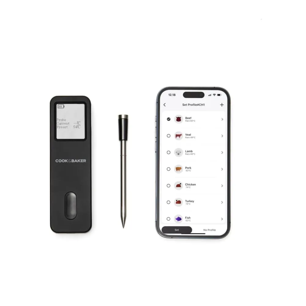 Outlet Cook & Baker Trådløst Stegetermometer